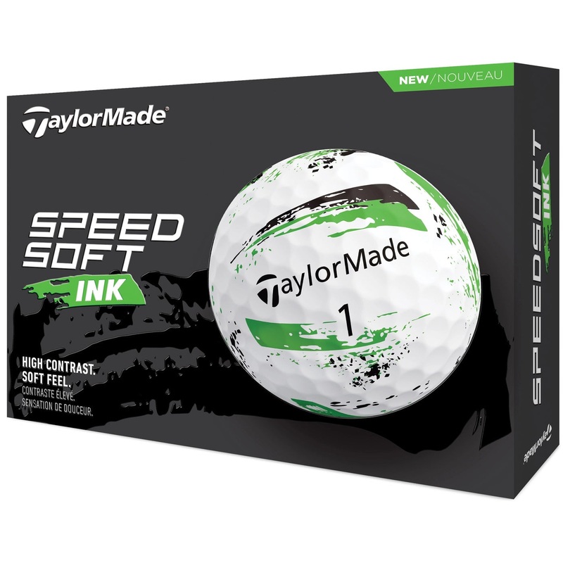TaylorMade SpeedSoft Ink Golf Balls 1 Doz – Green