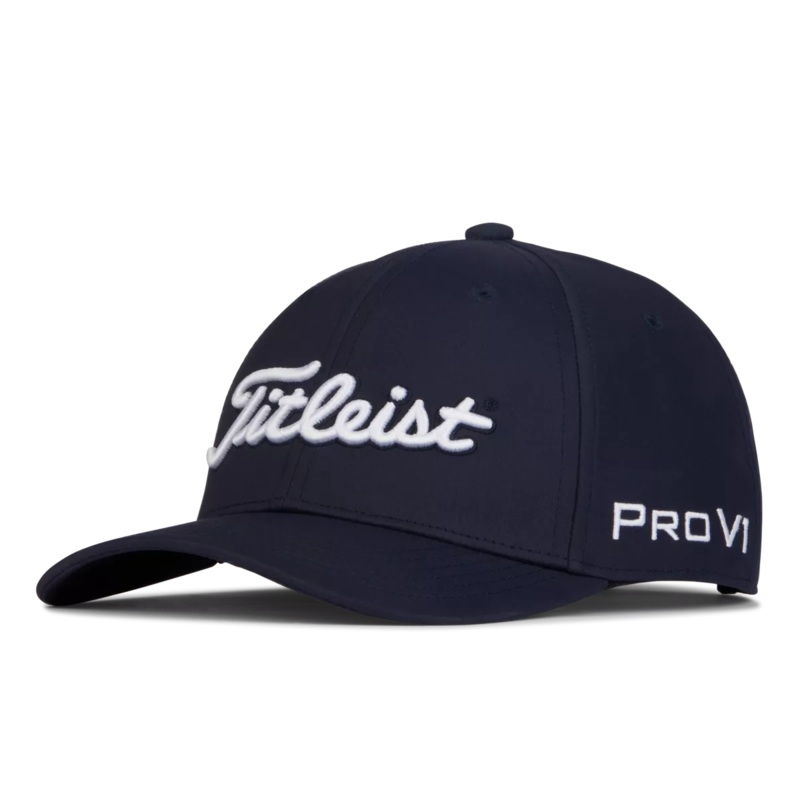 Junior Tour Performance Cap|White/Black|Navy/White