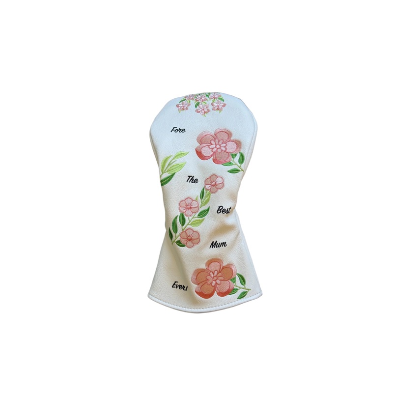 Mothers Day Head Cover – White