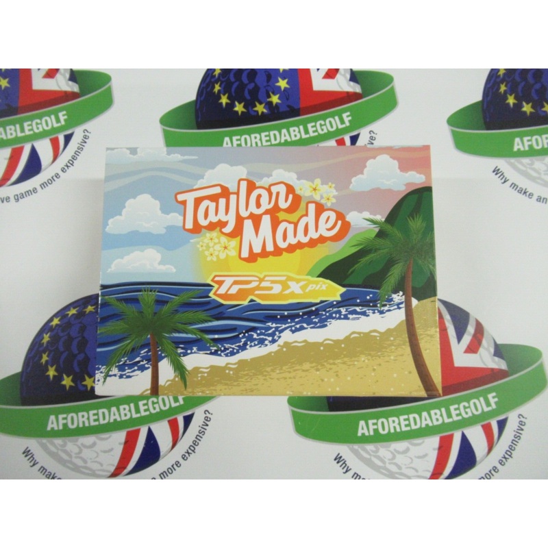 New 12 Taylormade Vault Limited Edition TP5 Pix Shaka Golf Balls Version 1