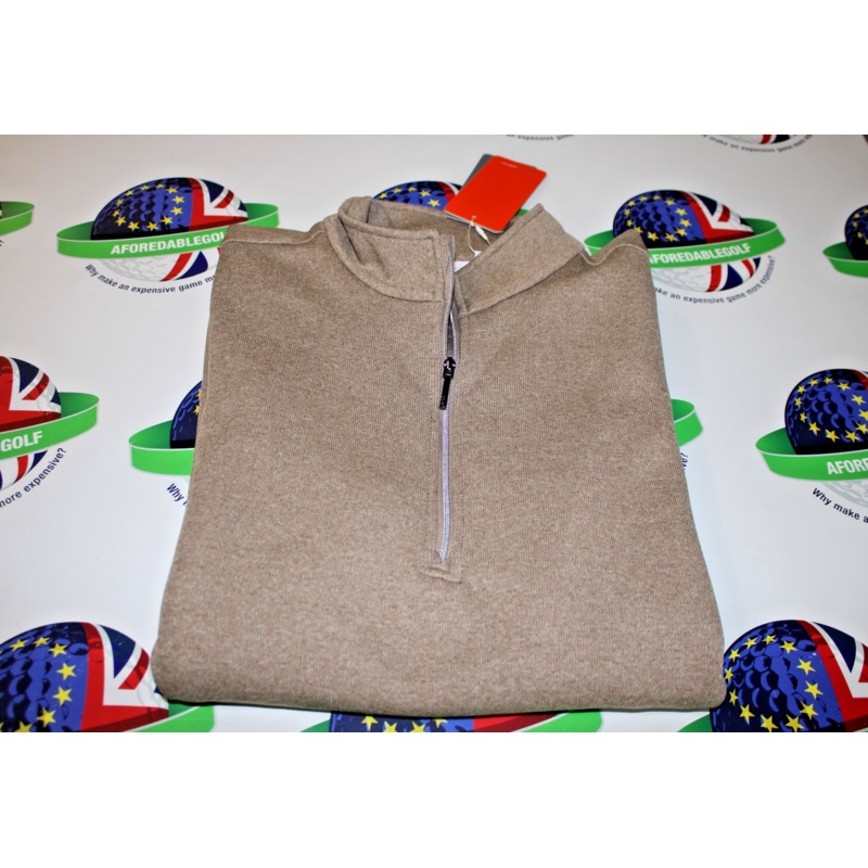 Ping Lyla Sensor Warm 1/2 zip ladies sweater walnut marl uk/eur size 18 usa 14