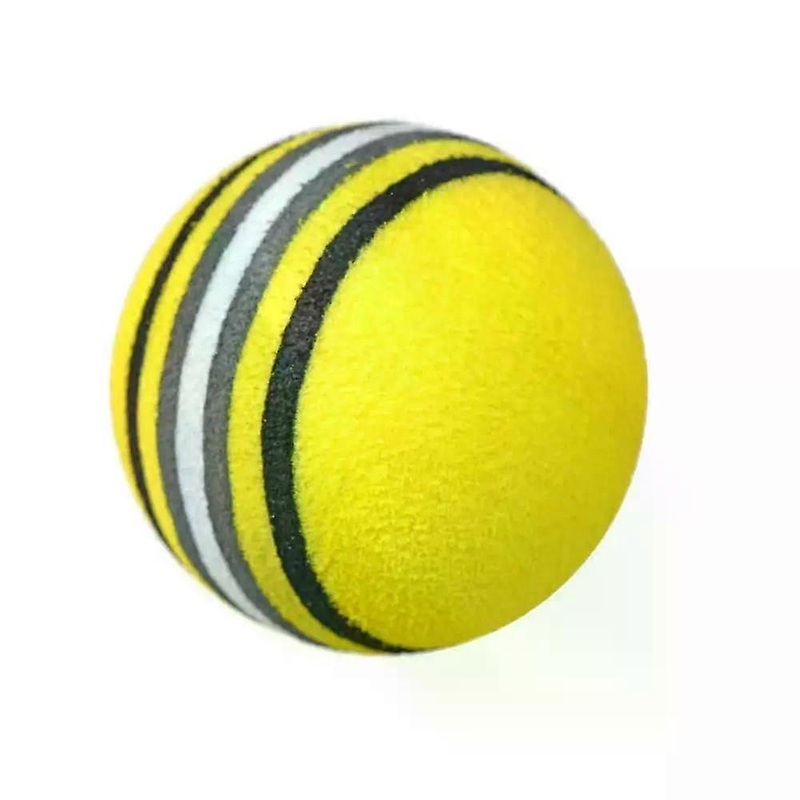 Rainbow EVA Foam Practice Golf Balls 42mm – Soft Sponge Balls for UK Indoor Training