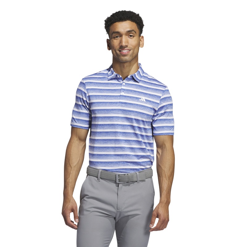 Two-Color Striped Polo Shirt|S|M|L|XL|2XL