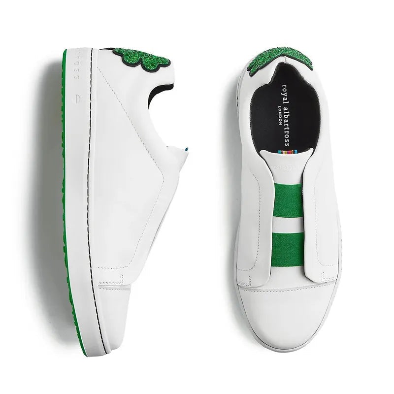 Royal Albartross Queen Lady Luck Golf Shoe – White/Green