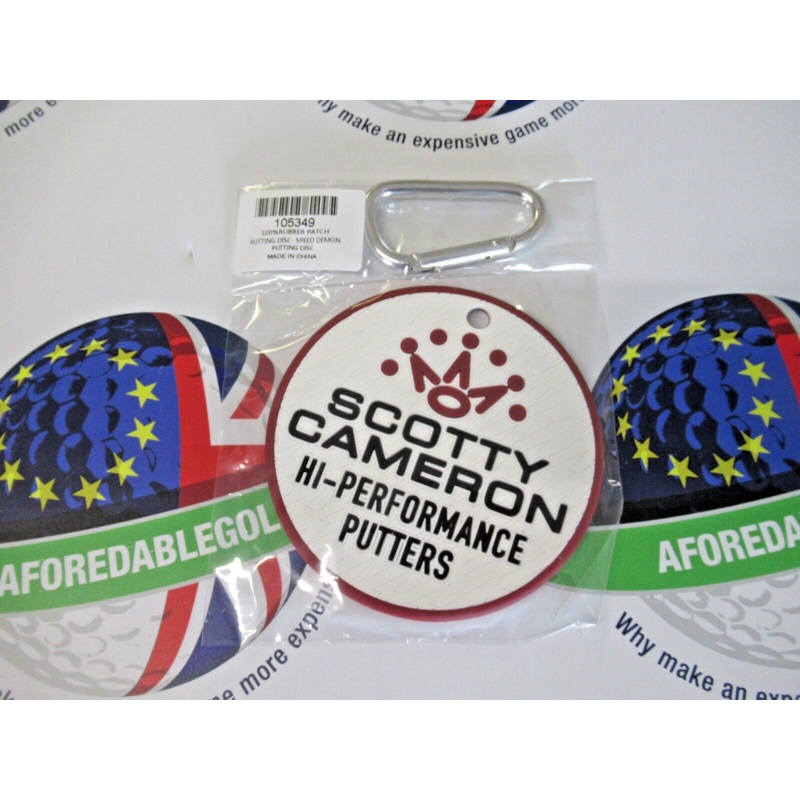 Scotty Cameron Speed Demon Rubber Putting Disc White/Red