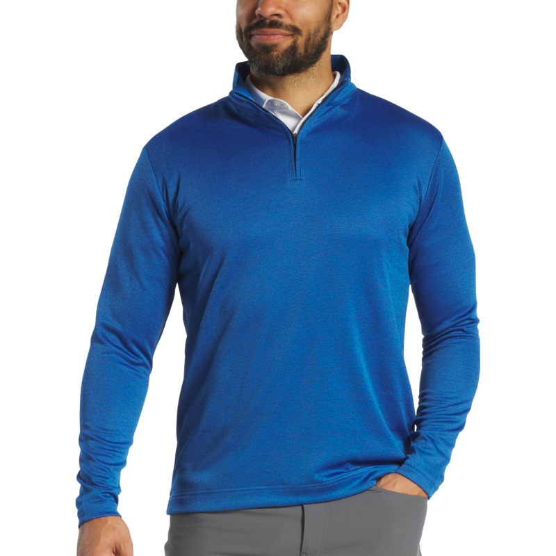 Space Dye Dot Midlayer Blue/Navy
