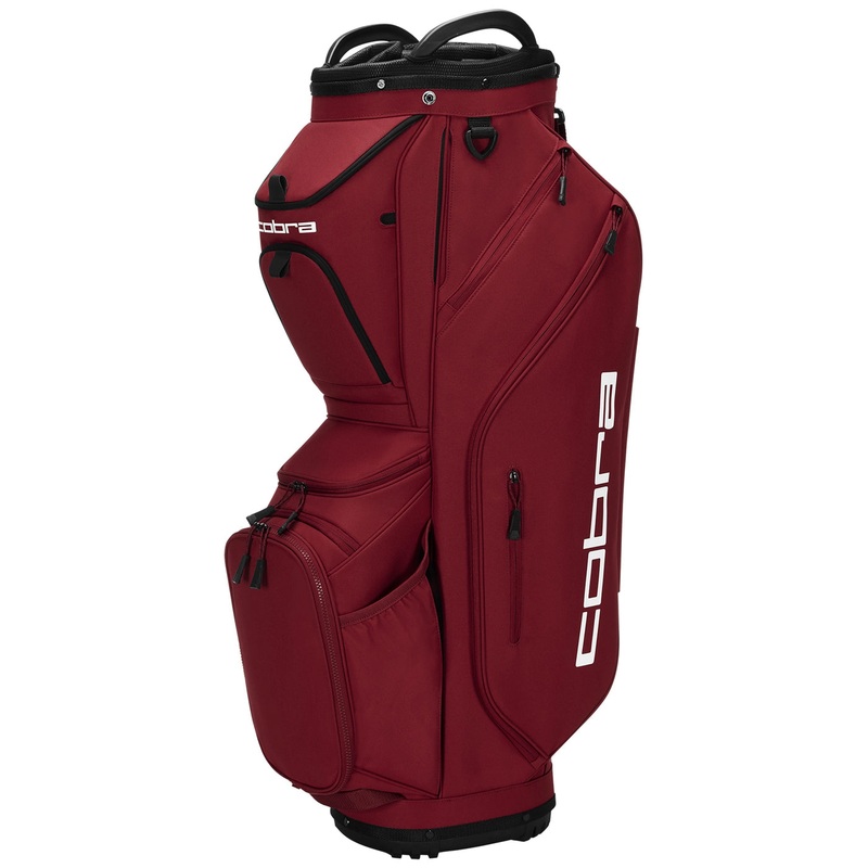 Ultralight Pro Cart Bag – Dark Crimson