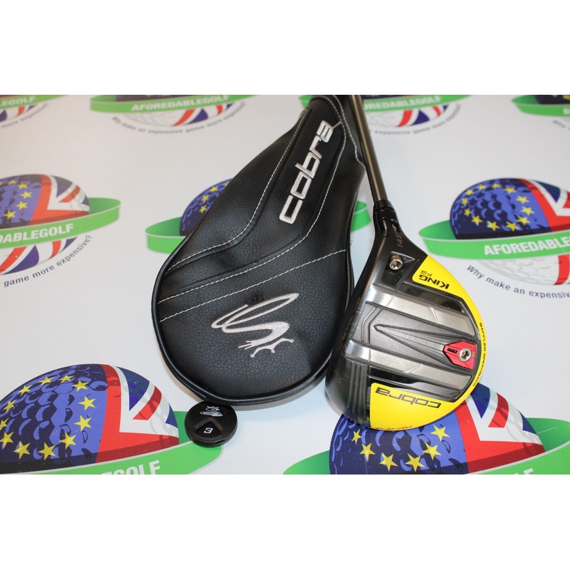 Used Cobra King F9 14.5 Degree 3-4 Wood Ust Mamiya Helium Chrome 59G F3 Regular