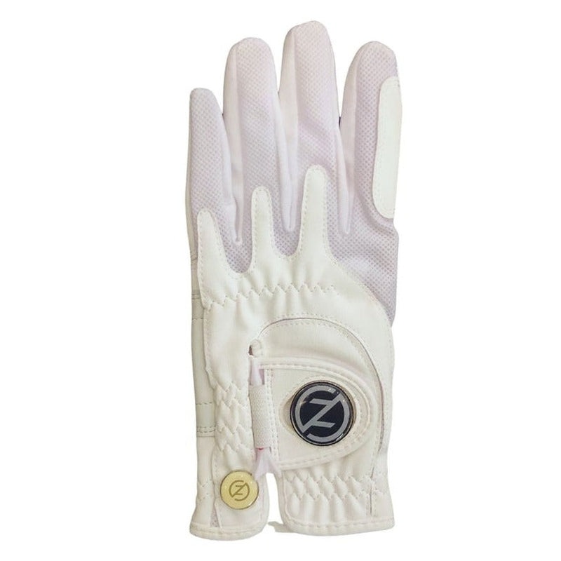Zero Friction Golf Glove w/Magnet (Right) – White