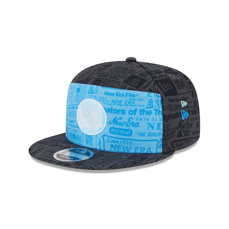 Cerulean Blue Split Panel 9FIFTY Snapback