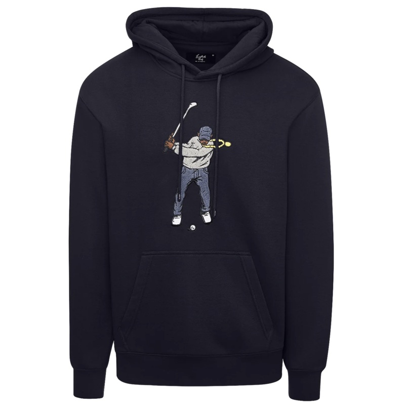 Core Fleece Swingman Hoodie – Black