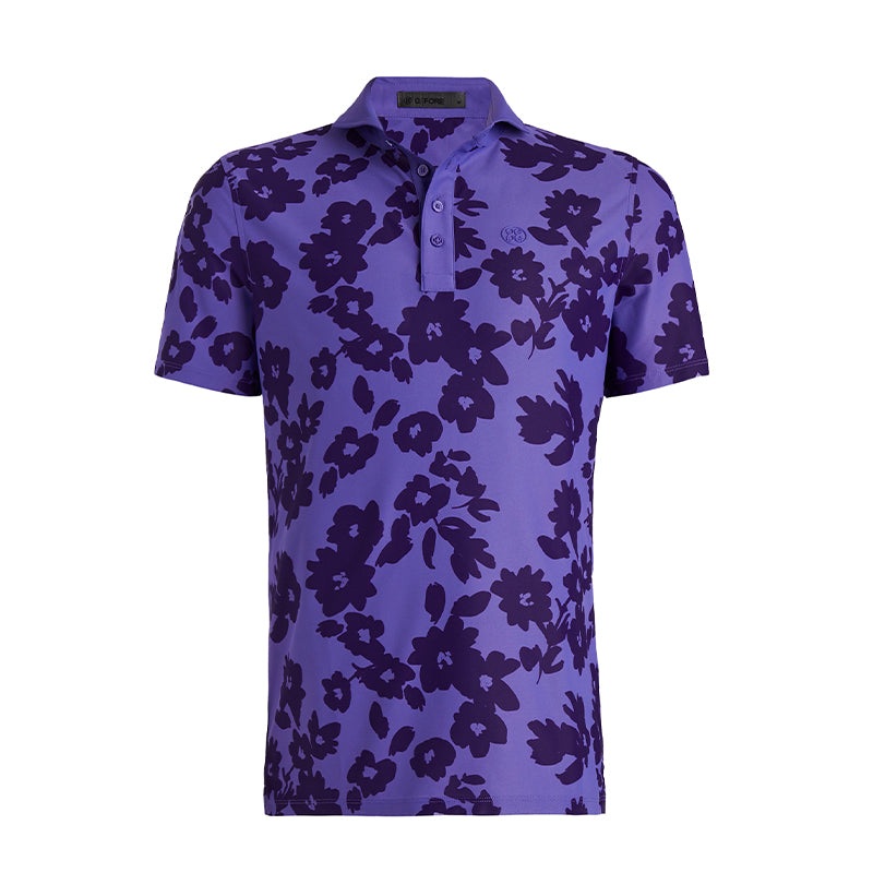 GFORE Floral Pique Men’s Polo (Canyon)