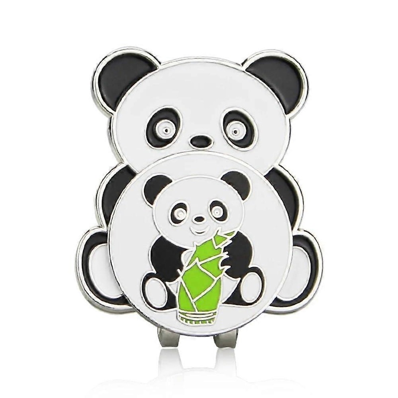 Golfball Maker with Magnetic Clips, Multi-Colored Animal Designs, 2-Piece Set, Includes Eagle and Tiger Styles