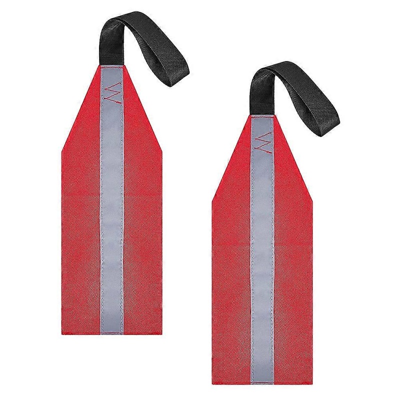 Kayak Towing Flag Oxford Cloth Water Sports Emergency Signaling for Canoe 2Pcs