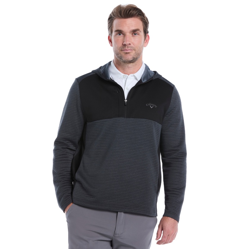 Men’s Ottoman Golf Hoodie|Peacoat Heather|Quiet Shade Htr|Black Heather|S|M|L|XL|XXL|XXXL