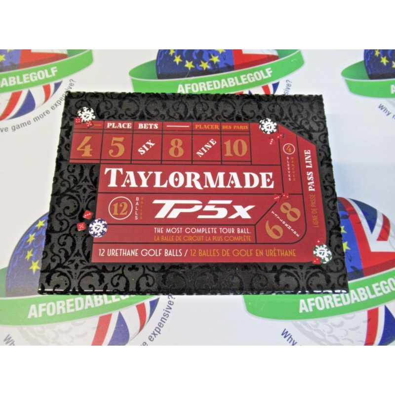 New 12 Taylormade Vault Limited Edition Tp5 X Pix Dice Golf Balls