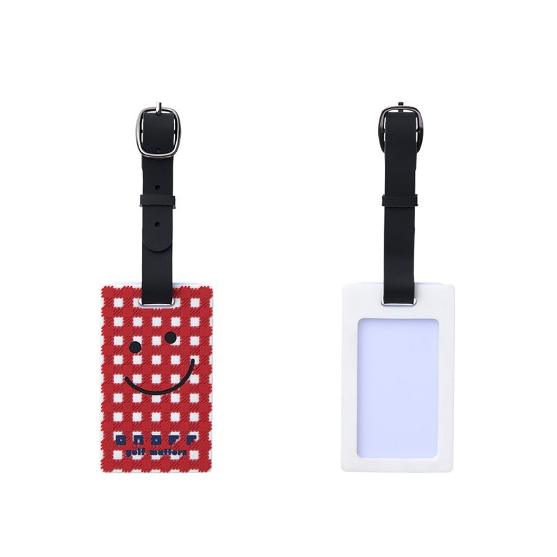 ONOFF OQ0621 Smiley Bag Tag (Red)