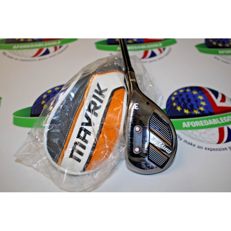Used Callaway Mavrik Pro 20 Degree #3 Hybrid Kbs Hybrid 80G Shaft Stiff Flex