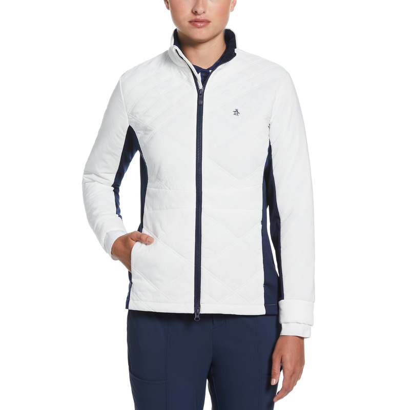 Women’s Insulated Full Zip Jacket with Stretch Panels