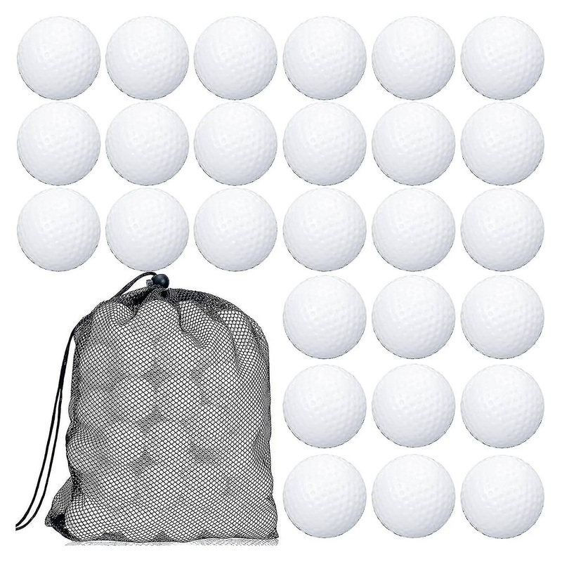 100 Pcs Golf Practice Ball Hollow Golf Ball Training Golf Balls With Mesh Drawstring Storage Bags F-YUHAO