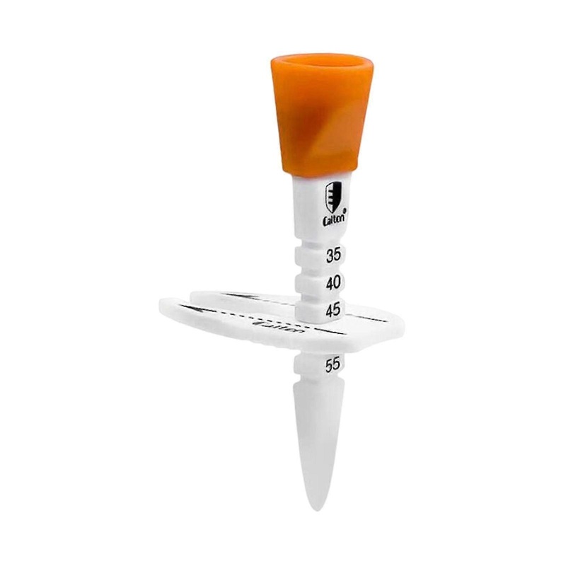 Adjustable Golf tee Ball Holder High Stability Easily Install  Ball Marker Premium for Indoor Driving Range Backyard Golfer-color: Orange