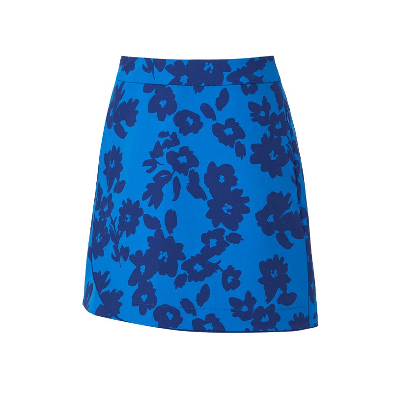 GFORE Floral Skort (Surf)|BLUE|27|28|29|30|26