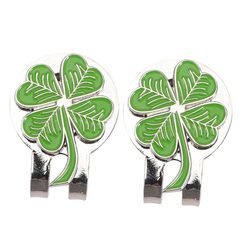Golfmarker Decorative Hat Clip with Metal Ball for Golf Accessories – Portable Outdoor Golf Hat Marker
