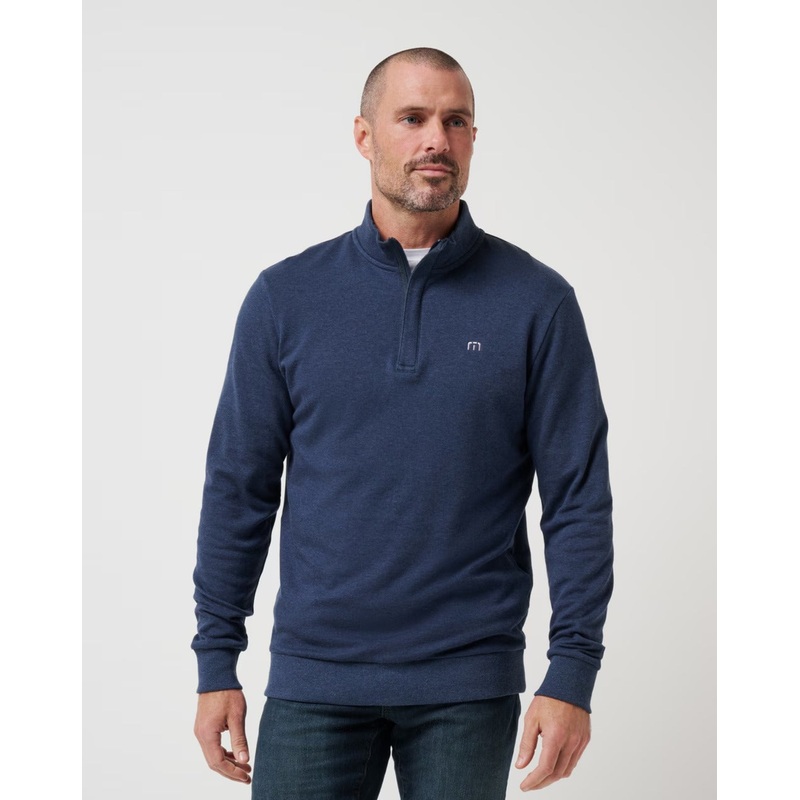 Cloud Quarter Zip 2.0 – Heather Blue