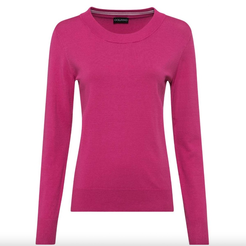 Golfino Ana Crewneck Pullover – Pink