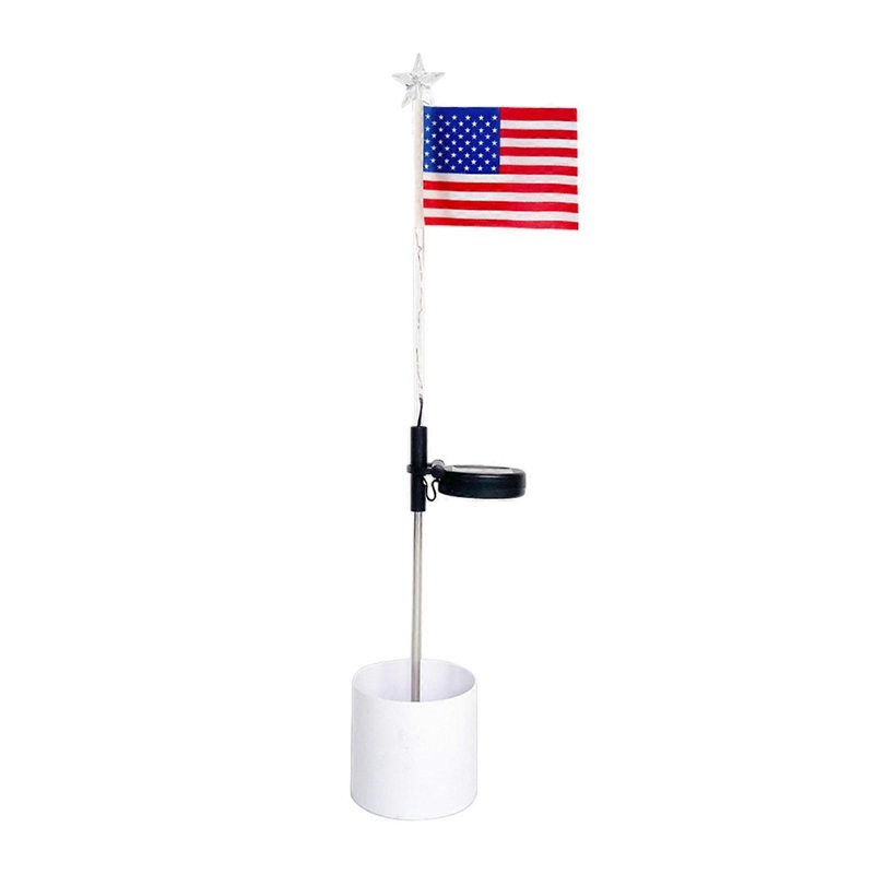 Mini Golf Flagpoles with RGB Hole Light, Practice Putting Green Flags for Yard, Golf Flag Hole Cup Set Light Up
