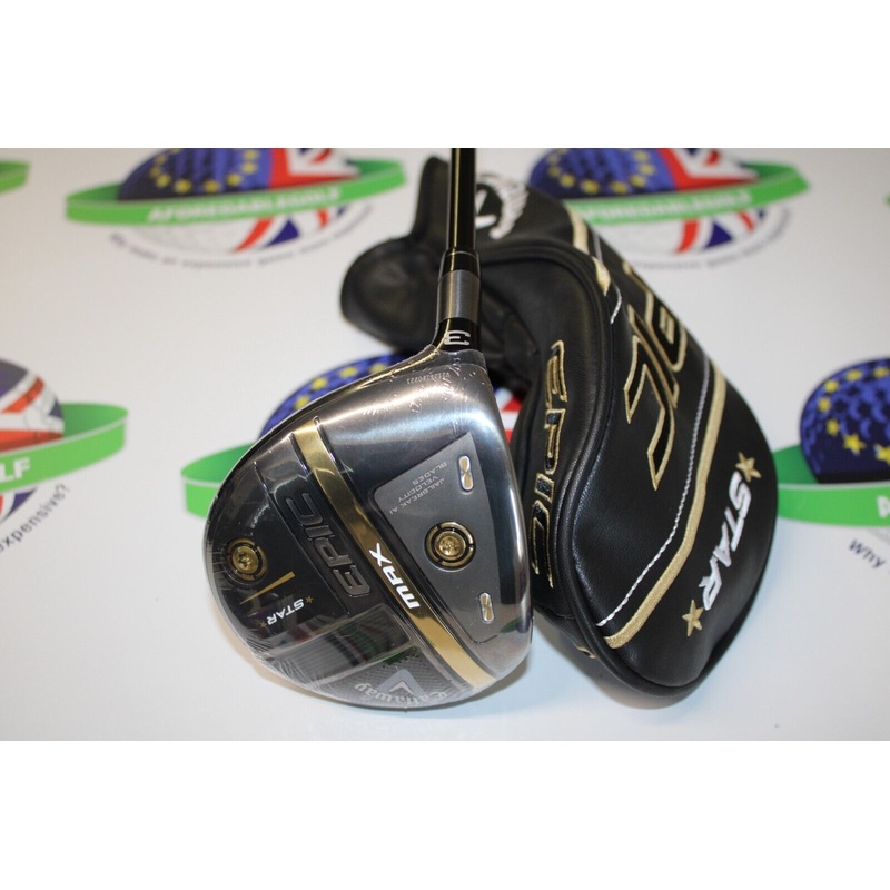 New Callaway Epic Max Star Left Hand #3 Wood Mmt Type 304Ss 80G X-Stiff Flex