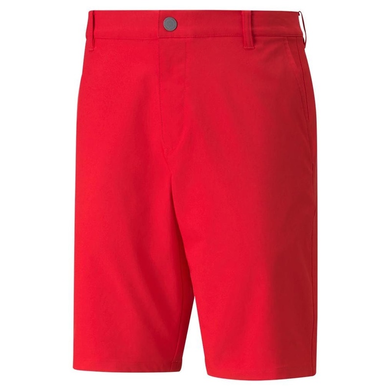 puma dealer 10 golf shorts ski patrol red uk waist 32