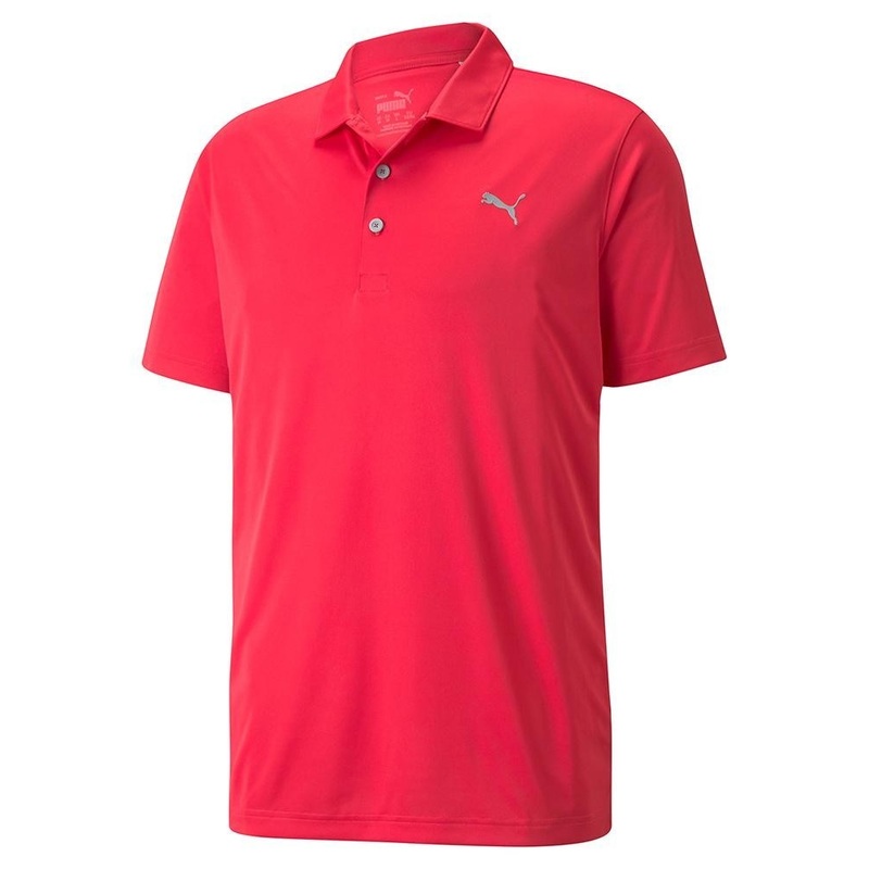 Puma Drycell Rotation polo shirt teaberry uk size medium