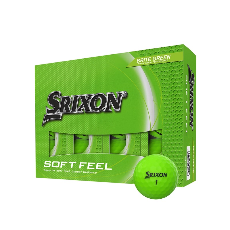 Srixon Soft Feel 14 Brite Golf Balls 1 Doz  – Green