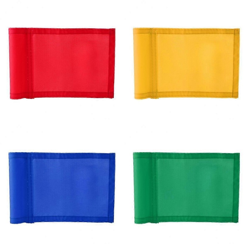 4x Portable 7×5 Nylon Golf Putting Practice Practicing Green Marker Flag