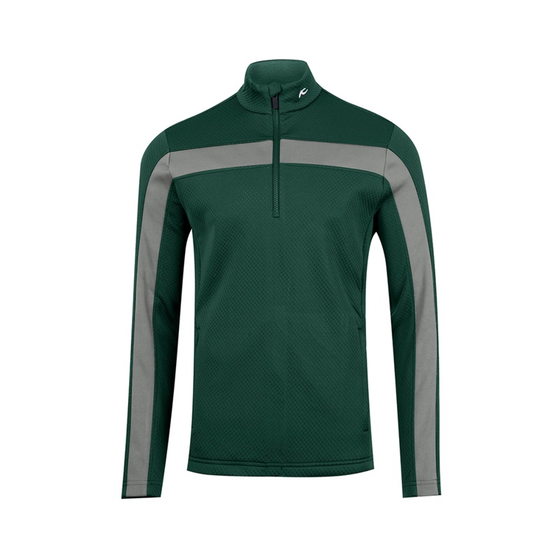 Duwin 3D Midlayer Half-Zip|Atlanta Blue|Dark Jet Green – Steel Grey|50|52|54