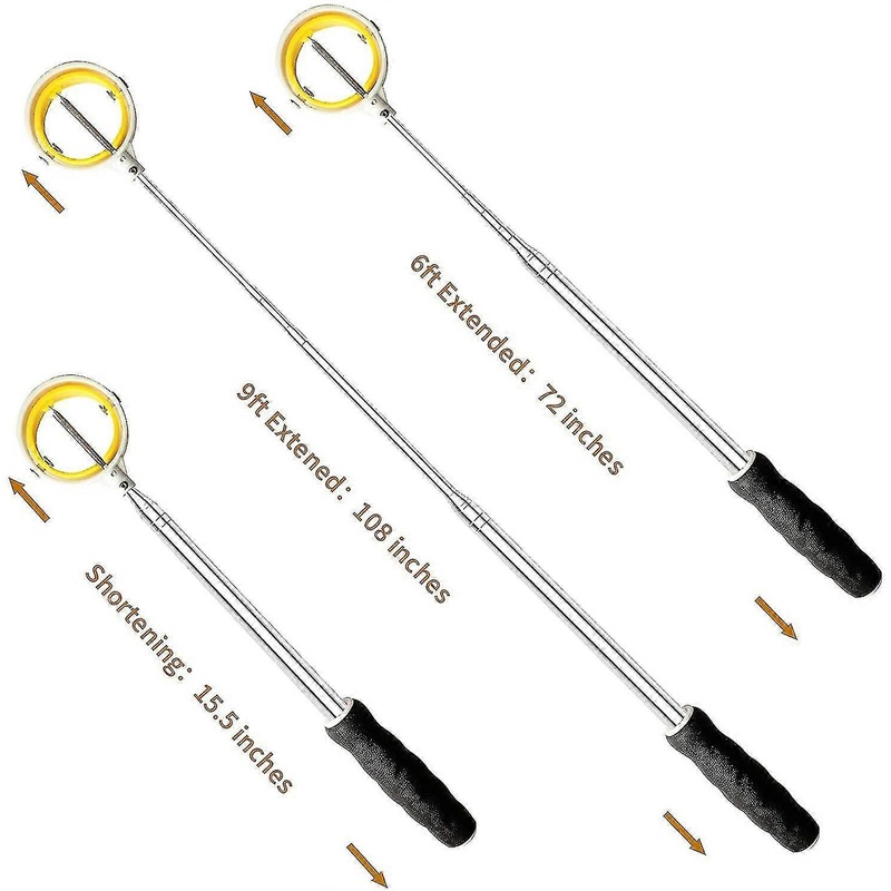 Golf Ball Retriever,less Telescopic Golf Ball Retriever Tool For Bu Alligator,retractable Lonst Length 6ft, Golf Accessories G