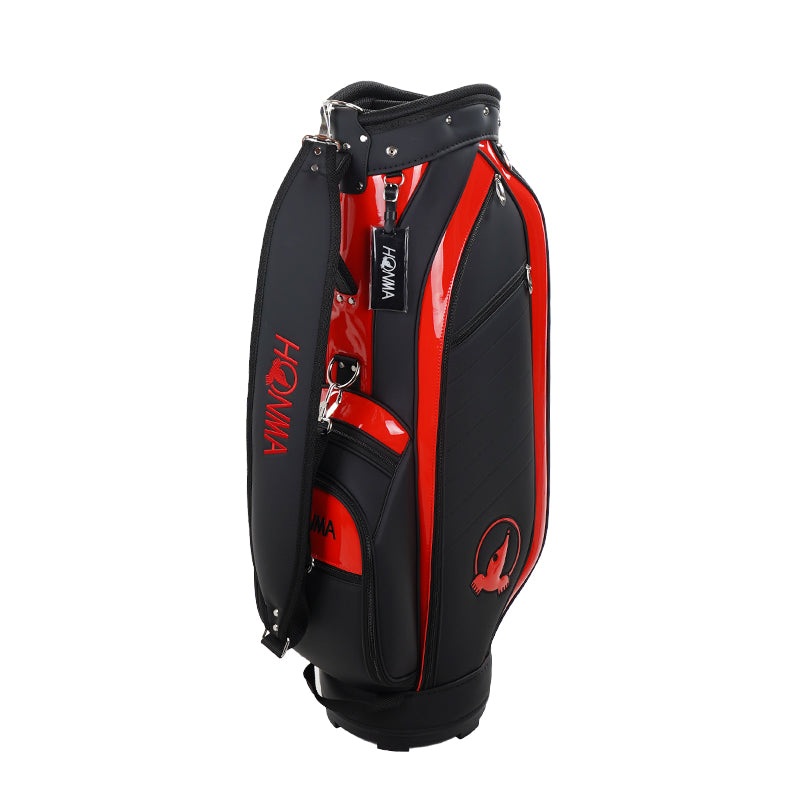 HONMA 9 Gear Standard Cart Bag (Black/Red)