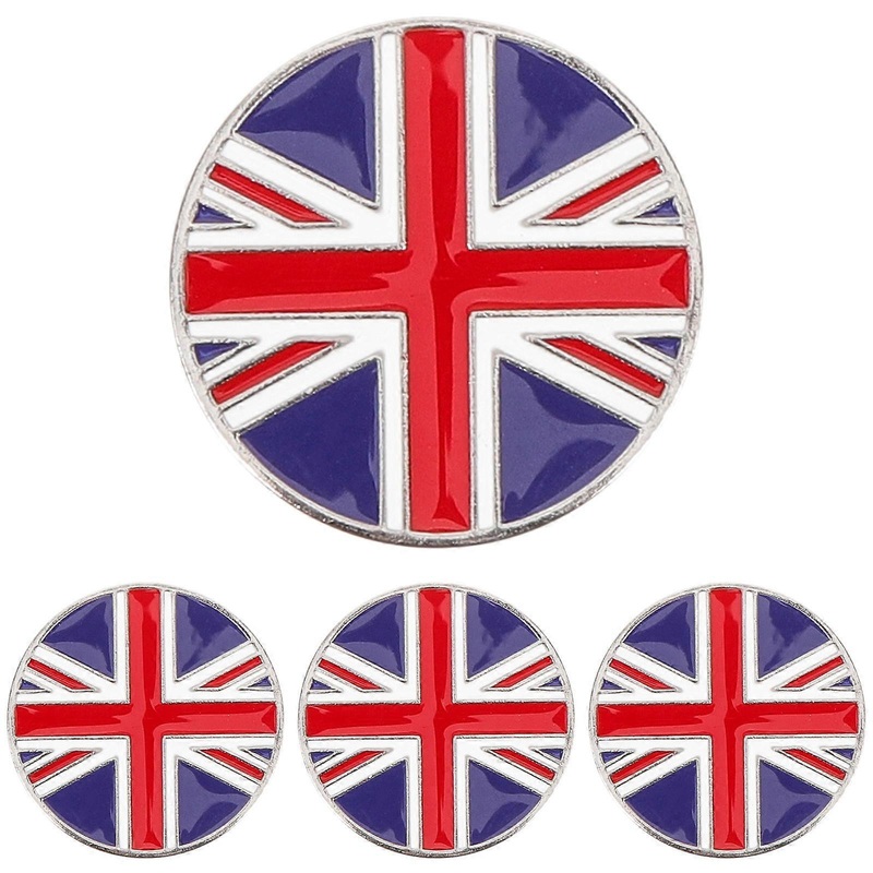 Marker Hat Clip Golfs Hat Clips Delicate Design Golf Enthusiasts 2.4×2.4cm 4Pcs