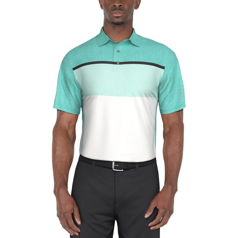 Men’s Color Block Golf Polo|Scuba Blue|Iron Gate|Princess Blue|Black|XS|S|M|L|XL|1X|XXL|XXXL