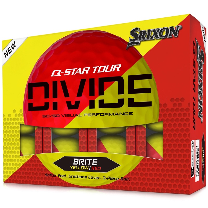 Srixon Q Star Tour Divide 1 Doz – Yellow/Red