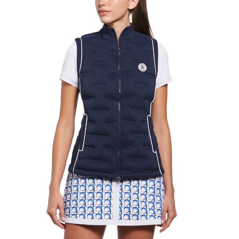 Women’s Insulated Woven Vest|Dark Navy|XS|S|M|L|XL|XXL