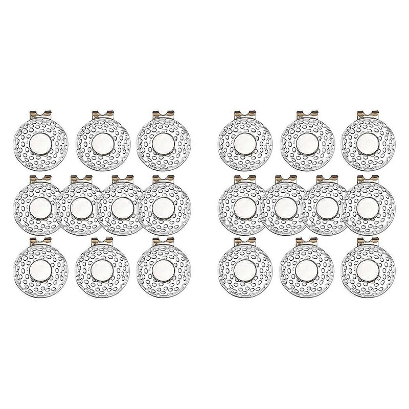 Magnetic Golf Hat Clips Ball Marker Holders for Golf Gloves Hats Bags Caps Visor Belt