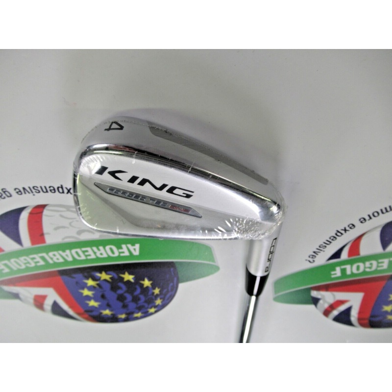 New Cobra King Forged Tec One 4 Iron Kbs $-Taper Lite Steel Shaft Regular Flex