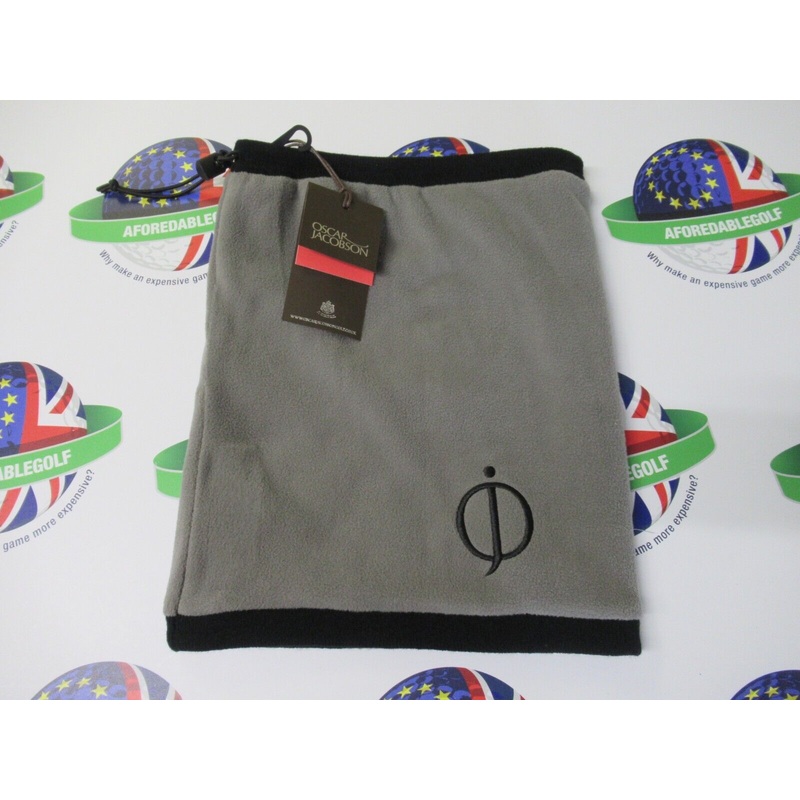Oscar Jacobson Black/Grey Reversible Autumn/Winter Snood