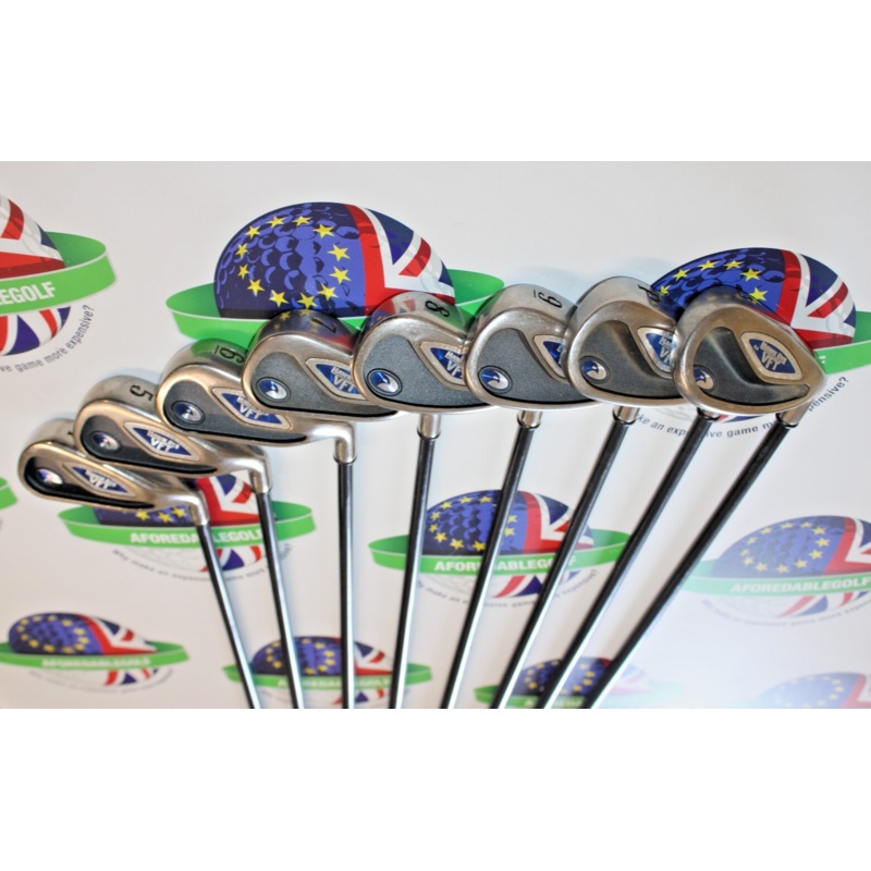 Used Callaway Hawkeye Vft Tungsten Iron Set 4-Pw + Sw System 55G Shafts Light