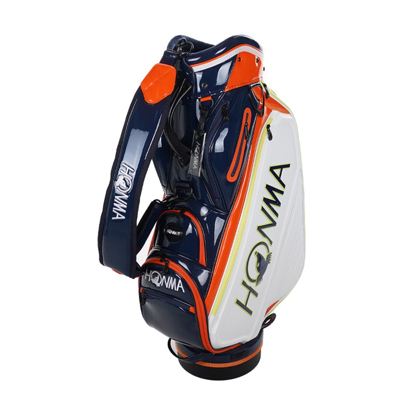 HONMA 9.5 Pro Replica Cart Bag (White/Orange)
