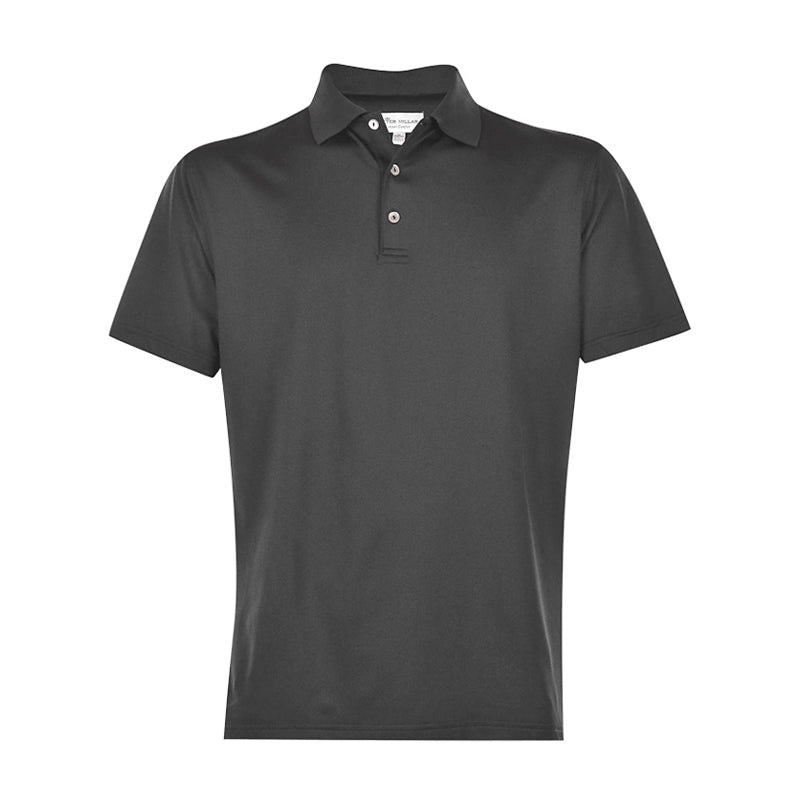PETER MILLAR Solid Jersey Men’s Polo (Iron)