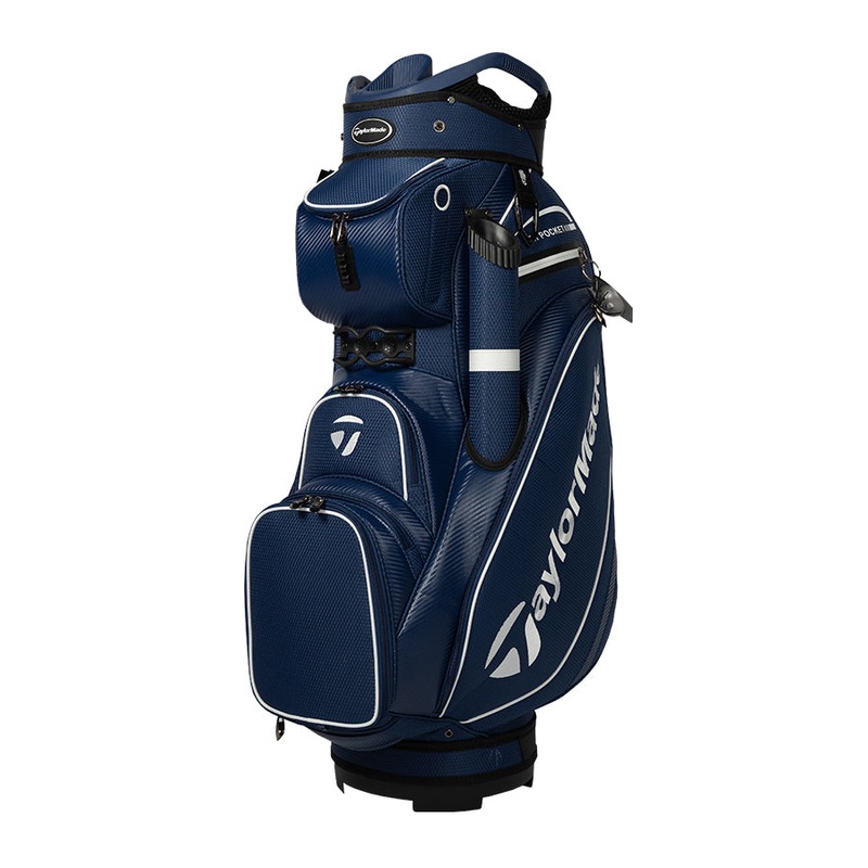 TaylorMade 25 Premium Cart Bag – Navy/White