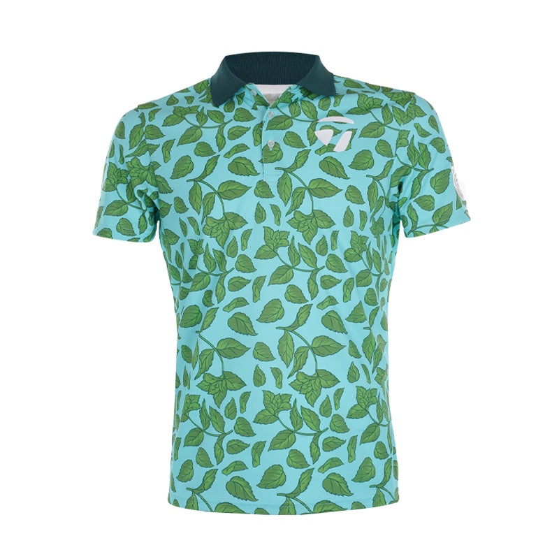 TAYLORMADE Pro Championship 2024 Men’s Polo (Light Blue/Green)